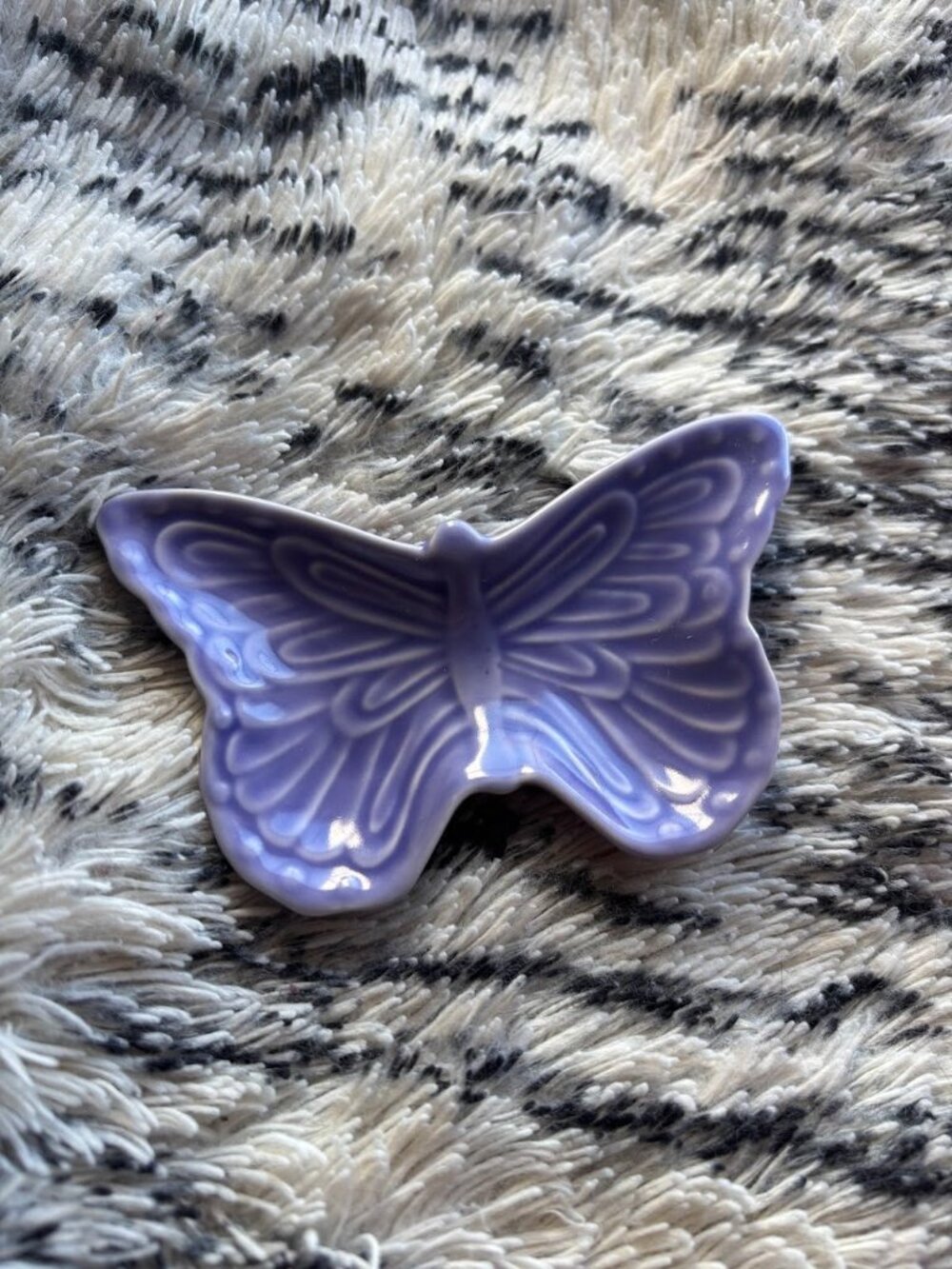 Porcelain Butterfly Plate Trinket Tray
